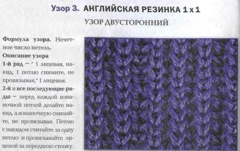 Покажите как вязать английскую резинку Покажите как вязать английскую резинку
