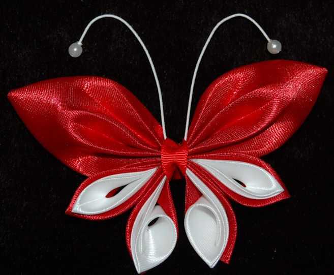МК Воздушные Бабочки Paulina Rose Paulina Lilac в стиле канзаши.