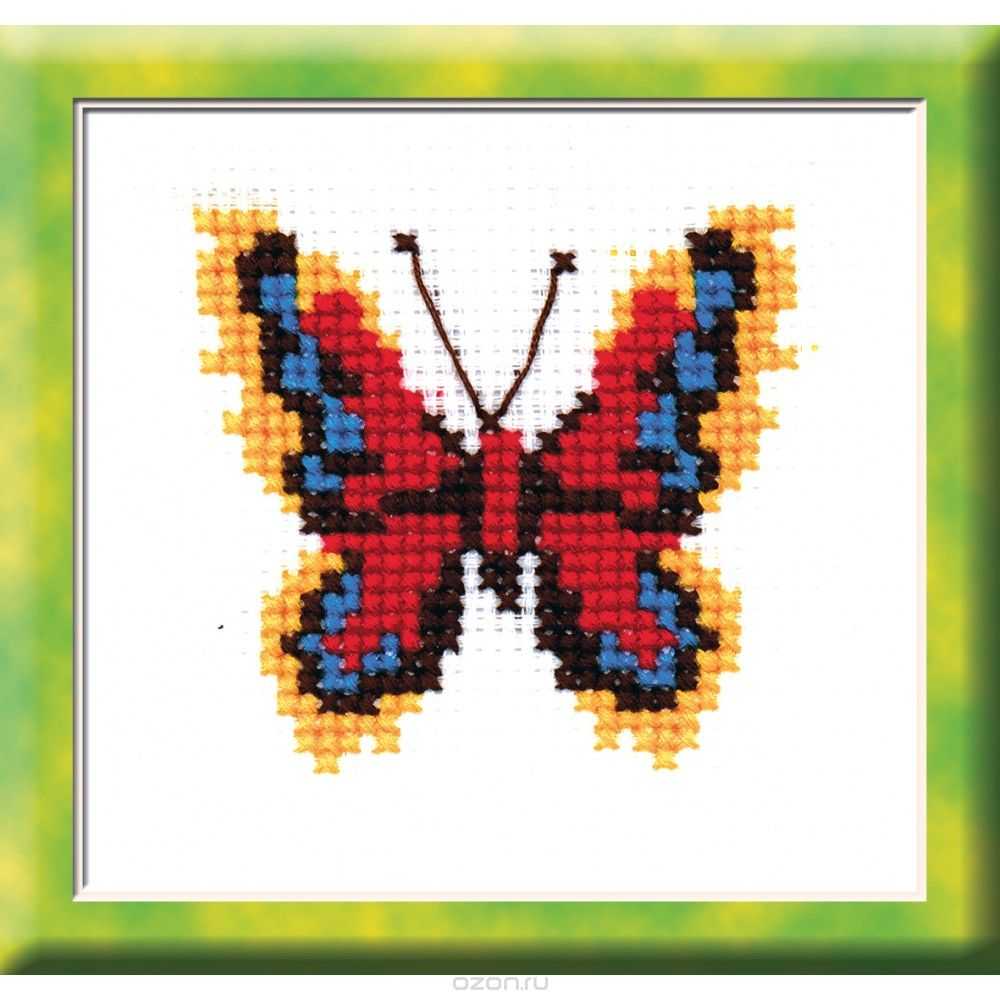 Схема вышивки девушка с бабочками